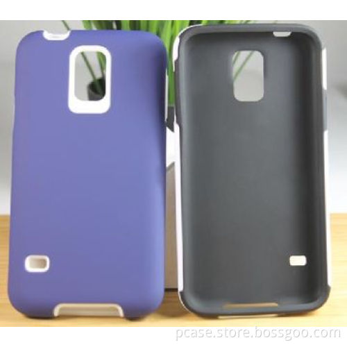 Two-piece case, silicone case outside, PC case inside